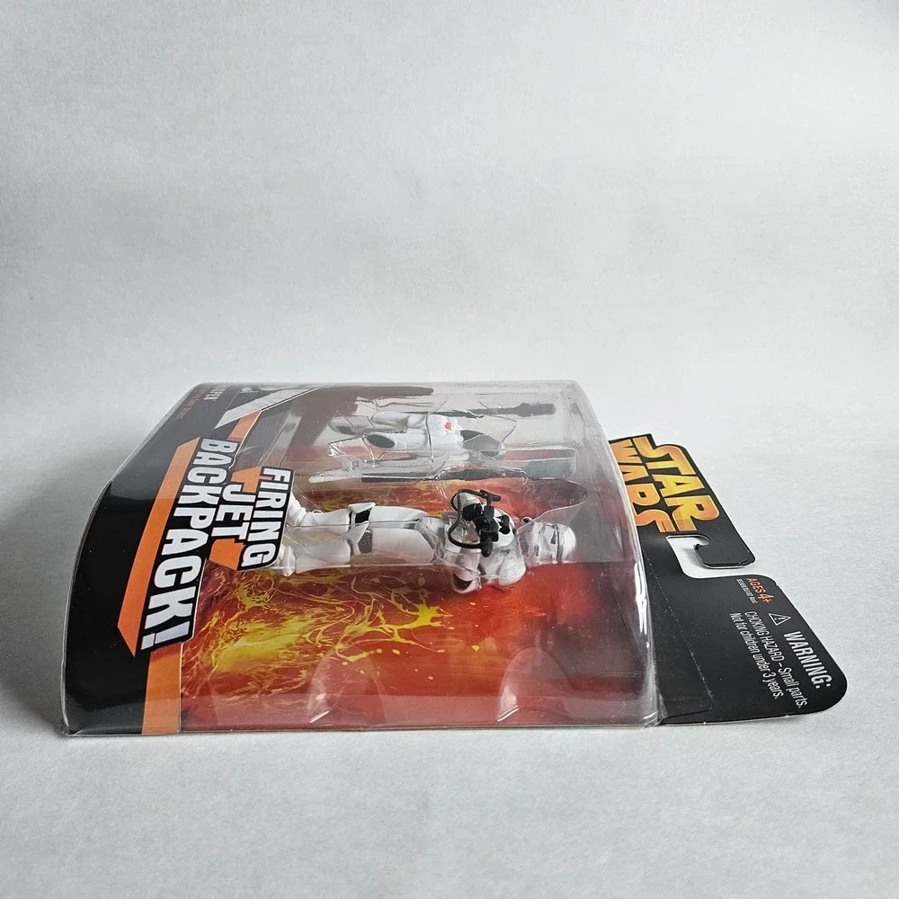 Star Wars Revenge of the Sith Clone Trooper Firing Jet Backpack 2005 Hasbro NEW